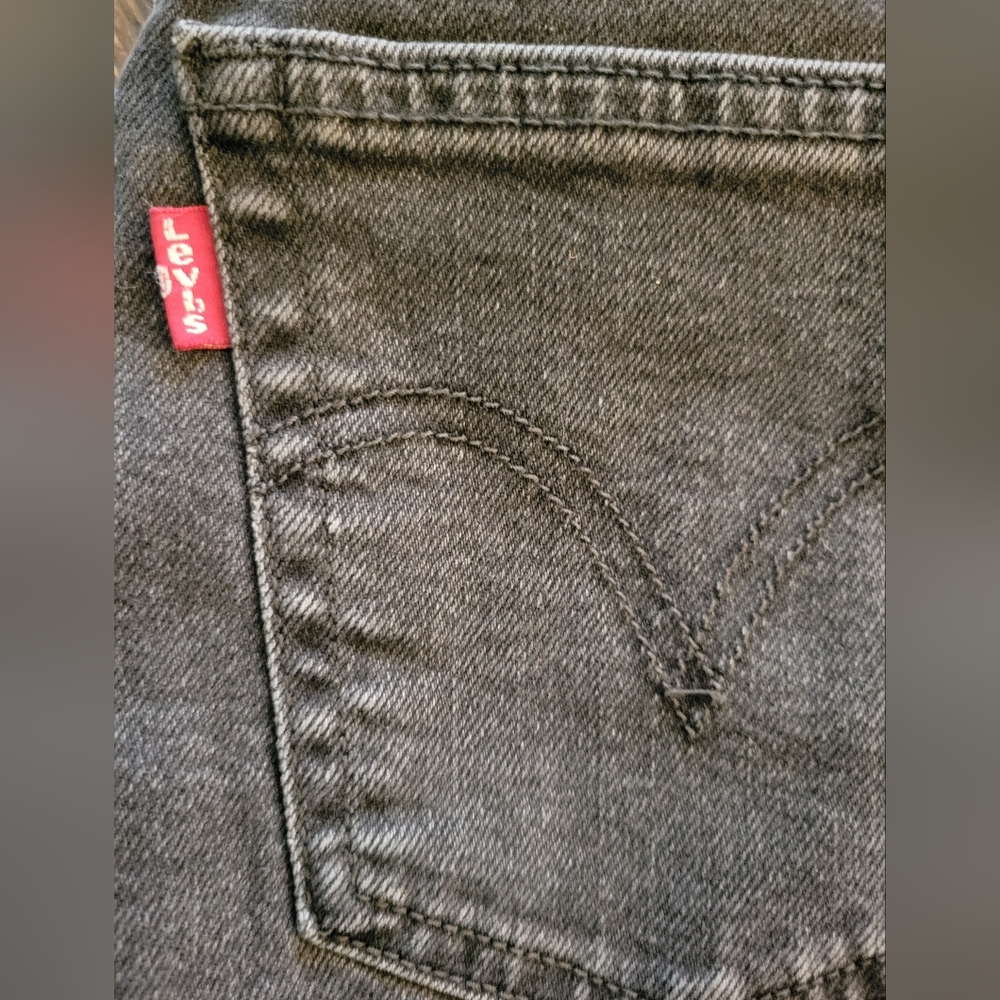 NEW NWT Levis Ribcage Bell Women's Jeans-On The Town Black: W24L32 - Picture 9 of 10